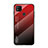 Carcasa Bumper Funda Silicona Espejo Gradiente Arco iris LS1 para Xiaomi Redmi 9C Rojo