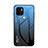 Carcasa Bumper Funda Silicona Espejo Gradiente Arco iris LS1 para Xiaomi Redmi A1 Plus Azul