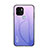 Carcasa Bumper Funda Silicona Espejo Gradiente Arco iris LS1 para Xiaomi Redmi A1 Plus Purpura Claro