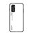 Carcasa Bumper Funda Silicona Espejo Gradiente Arco iris LS1 para Xiaomi Redmi Note 11 4G (2022) Blanco