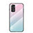 Carcasa Bumper Funda Silicona Espejo Gradiente Arco iris LS1 para Xiaomi Redmi Note 11 4G (2022) Cian