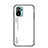 Carcasa Bumper Funda Silicona Espejo Gradiente Arco iris LS1 para Xiaomi Redmi Note 11 SE India 4G Blanco