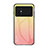 Carcasa Bumper Funda Silicona Espejo Gradiente Arco iris LS1 para Xiaomi Redmi Note 11R 5G Amarillo