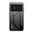 Carcasa Bumper Funda Silicona Espejo Gradiente Arco iris LS1 para Xiaomi Redmi Note 11R 5G Gris Oscuro