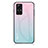 Carcasa Bumper Funda Silicona Espejo Gradiente Arco iris LS1 para Xiaomi Redmi Note 12S Cian