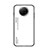 Carcasa Bumper Funda Silicona Espejo Gradiente Arco iris LS1 para Xiaomi Redmi Note 9T 5G Blanco