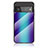 Carcasa Bumper Funda Silicona Espejo Gradiente Arco iris LS2 para Google Pixel 6 Pro 5G Azul