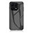 Carcasa Bumper Funda Silicona Espejo Gradiente Arco iris LS2 para Huawei Honor 70 Lite 5G Negro