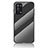 Carcasa Bumper Funda Silicona Espejo Gradiente Arco iris LS2 para OnePlus Nord N200 5G Negro