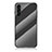 Carcasa Bumper Funda Silicona Espejo Gradiente Arco iris LS2 para Samsung Galaxy A04s Negro