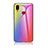 Carcasa Bumper Funda Silicona Espejo Gradiente Arco iris LS2 para Samsung Galaxy M01s Rosa