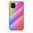Carcasa Bumper Funda Silicona Espejo Gradiente Arco iris LS2 para Samsung Galaxy M60s Rosa