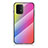 Carcasa Bumper Funda Silicona Espejo Gradiente Arco iris LS2 para Samsung Galaxy S10 Lite Rosa