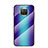 Carcasa Bumper Funda Silicona Espejo Gradiente Arco iris LS2 para Xiaomi Mi 10i 5G Azul