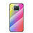 Carcasa Bumper Funda Silicona Espejo Gradiente Arco iris LS2 para Xiaomi Mi 10i 5G Rosa