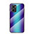 Carcasa Bumper Funda Silicona Espejo Gradiente Arco iris LS2 para Xiaomi Redmi 10 Prime Plus 5G Azul