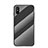 Carcasa Bumper Funda Silicona Espejo Gradiente Arco iris LS2 para Xiaomi Redmi 9AT Negro