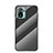 Carcasa Bumper Funda Silicona Espejo Gradiente Arco iris LS2 para Xiaomi Redmi Note 10 4G Negro