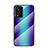 Carcasa Bumper Funda Silicona Espejo Gradiente Arco iris LS2 para Xiaomi Redmi Note 11 5G Azul