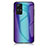 Carcasa Bumper Funda Silicona Espejo Gradiente Arco iris LS2 para Xiaomi Redmi Note 12S Azul