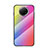 Carcasa Bumper Funda Silicona Espejo Gradiente Arco iris LS2 para Xiaomi Redmi Note 9T 5G Rosa