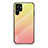 Carcasa Bumper Funda Silicona Espejo Gradiente Arco iris M02 para Samsung Galaxy S23 Ultra 5G Naranja