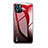 Carcasa Bumper Funda Silicona Espejo Gradiente Arco iris para Apple iPhone 13 Pro Max Rojo