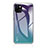 Carcasa Bumper Funda Silicona Espejo Gradiente Arco iris para Apple iPhone 14 Morado