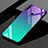 Carcasa Bumper Funda Silicona Espejo Gradiente Arco iris para Huawei Nova 4e Verde