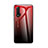 Carcasa Bumper Funda Silicona Espejo Gradiente Arco iris para Huawei Nova 6 Rojo