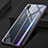 Carcasa Bumper Funda Silicona Espejo Gradiente Arco iris para Huawei P20 Gris