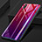 Carcasa Bumper Funda Silicona Espejo Gradiente Arco iris para Huawei P20 Rojo