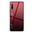 Carcasa Bumper Funda Silicona Espejo Gradiente Arco iris para Huawei Y9 Prime (2019) Rojo