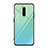 Carcasa Bumper Funda Silicona Espejo Gradiente Arco iris para OnePlus 7 Pro Cian