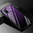 Carcasa Bumper Funda Silicona Espejo Gradiente Arco iris para Oppo A72 Morado