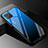 Carcasa Bumper Funda Silicona Espejo Gradiente Arco iris para Oppo A92s 5G Azul
