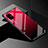 Carcasa Bumper Funda Silicona Espejo Gradiente Arco iris para Samsung Galaxy A51 5G Rojo