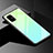 Carcasa Bumper Funda Silicona Espejo Gradiente Arco iris para Samsung Galaxy A51 5G Verde