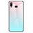 Carcasa Bumper Funda Silicona Espejo Gradiente Arco iris para Samsung Galaxy A6s Azul Cielo