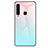 Carcasa Bumper Funda Silicona Espejo Gradiente Arco iris para Samsung Galaxy A9s Cian