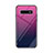 Carcasa Bumper Funda Silicona Espejo Gradiente Arco iris para Samsung Galaxy S10 5G Morado