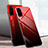 Carcasa Bumper Funda Silicona Espejo Gradiente Arco iris para Samsung Galaxy S20 Plus Rojo