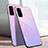 Carcasa Bumper Funda Silicona Espejo Gradiente Arco iris para Samsung Galaxy S20 Rosa