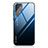 Carcasa Bumper Funda Silicona Espejo Gradiente Arco iris para Samsung Galaxy S23 Ultra 5G Azul