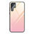 Carcasa Bumper Funda Silicona Espejo Gradiente Arco iris para Samsung Galaxy S23 Ultra 5G Rosa