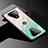 Carcasa Bumper Funda Silicona Espejo Gradiente Arco iris para Xiaomi Black Shark 3 Pro Verde