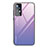 Carcasa Bumper Funda Silicona Espejo Gradiente Arco iris para Xiaomi Mi 12S Pro 5G Purpura Claro