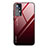 Carcasa Bumper Funda Silicona Espejo Gradiente Arco iris para Xiaomi Mi 12S Pro 5G Rojo