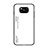 Carcasa Bumper Funda Silicona Espejo Gradiente Arco iris para Xiaomi Poco X3 NFC Blanco