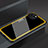 Carcasa Bumper Funda Silicona Espejo M01 para Apple iPhone 14 Amarillo
